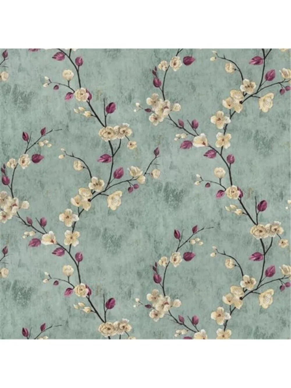 Floral Peel Stick Wallpaper Sage Green Removable Self Adhesive Vinyl Wall Paper